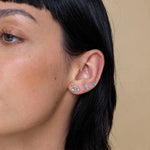 Fish Bone Stud Earrings