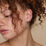 Skinny 40mm Large Hoop Earrings