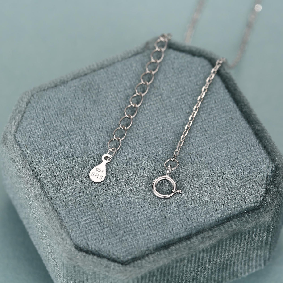 Best Friends Moonstone Astronaut Pendant Necklace