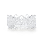Sterling Silver Filigree Lace Crown Ring