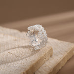 Sterling Silver Filigree Lace Crown Ring