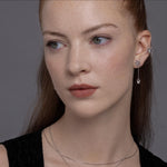 Dangling Spider Web and Spider Stud Earrings