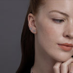 Oxidised Daisy Stud Earrings