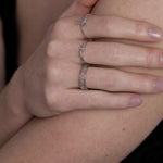 Sterling Silver Gothic Trefoil Cut Out Ring