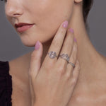 Sterling Silver Mandala Cut Out Open Ring