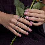Sterling Silver Gothic Cathedral Window Open Ring