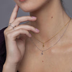 Tiny Snake Pendant Necklace