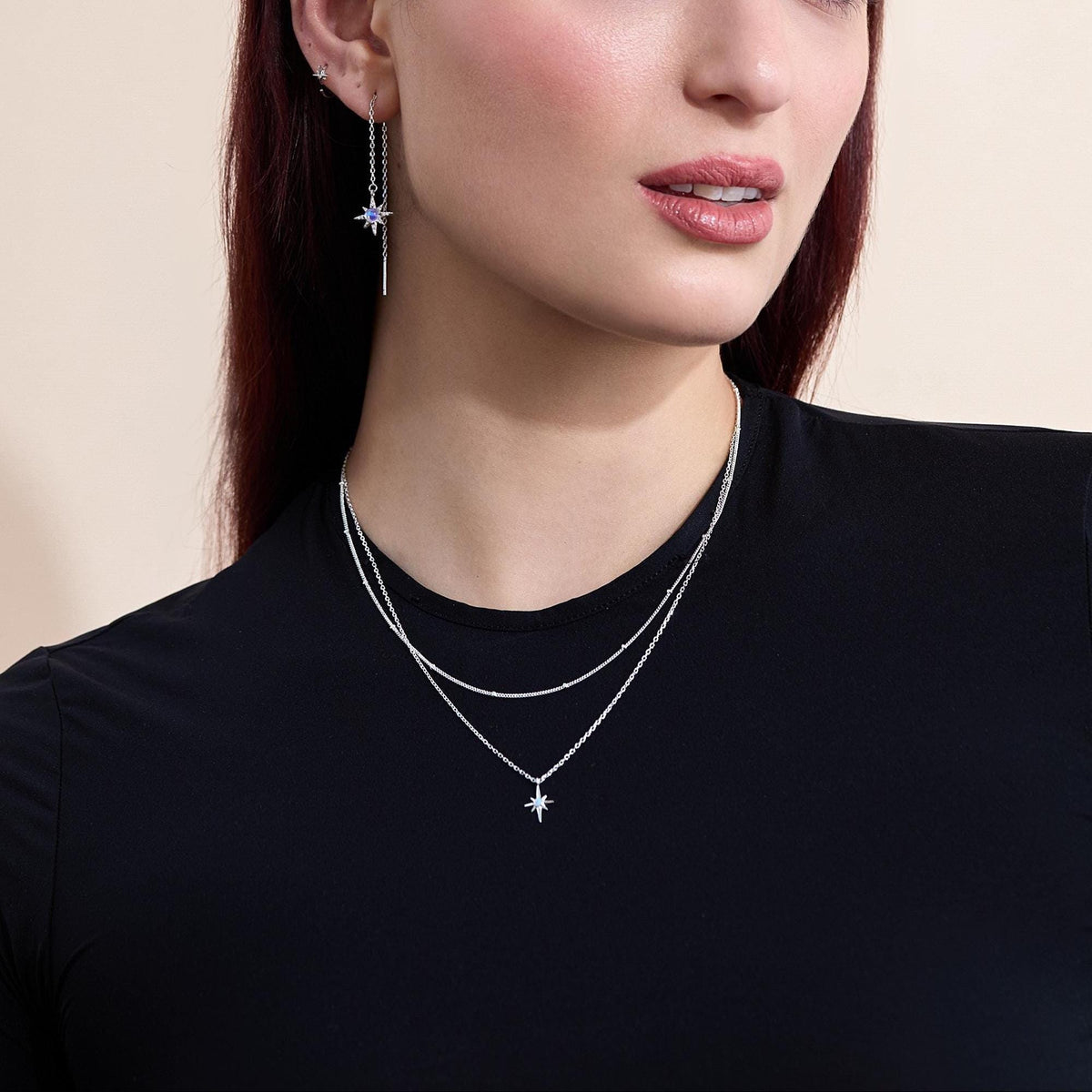 Bead Station Chain Necklace