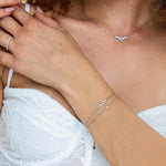 Double Layer Starburst & Constellation Charm Bracelet