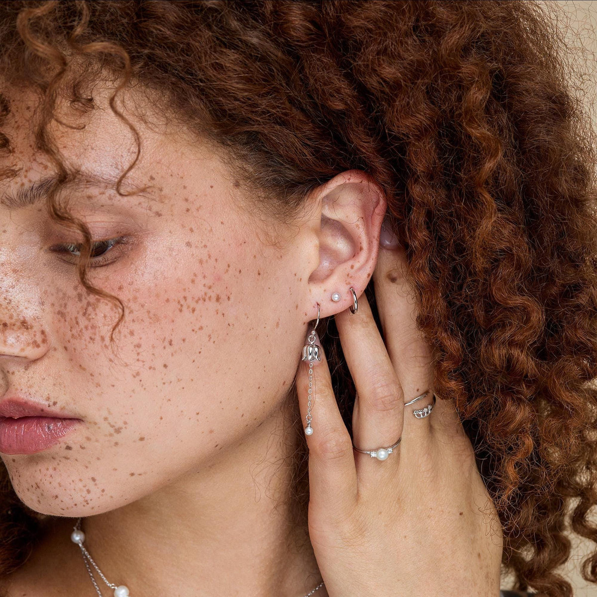 Geometric Circle Hoop Earrings