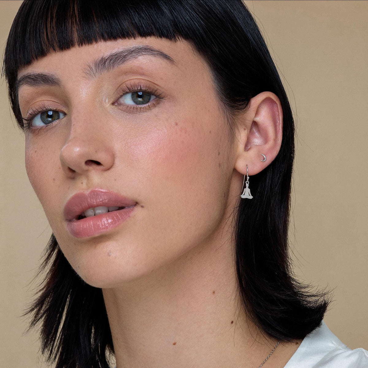 Mismatched Yoga Pose Hook Earrings