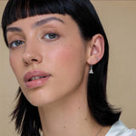 Mismatched Yoga Pose Hook Earrings