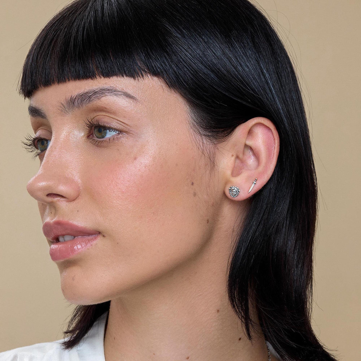 Tiny Dagger Sword Stud Earrings
