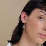 Ankh Stud Earrings in Sterling Silver, Silver, Gold or Rose Gold, Egyptian Hieroglyphics Earrings, Ankh Earrings