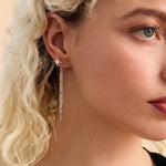 CZ Starburst Tassel Ear Jackets