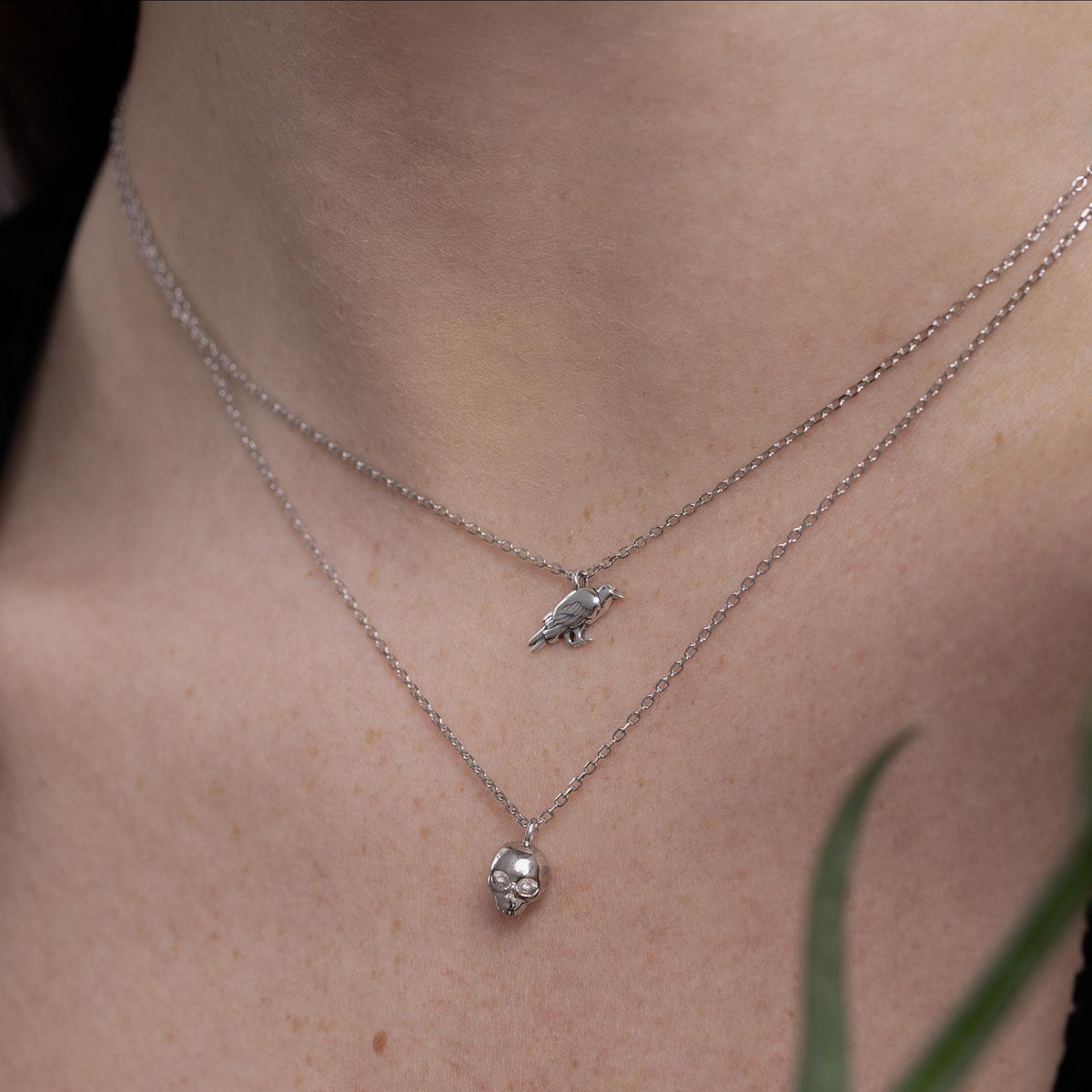 Crow Pendant Necklace