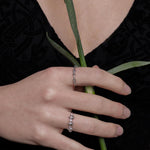 Barbed Wire Oxidised Statement Ring