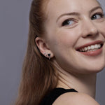 Minimalist Black Huggie Hoop Earrings
