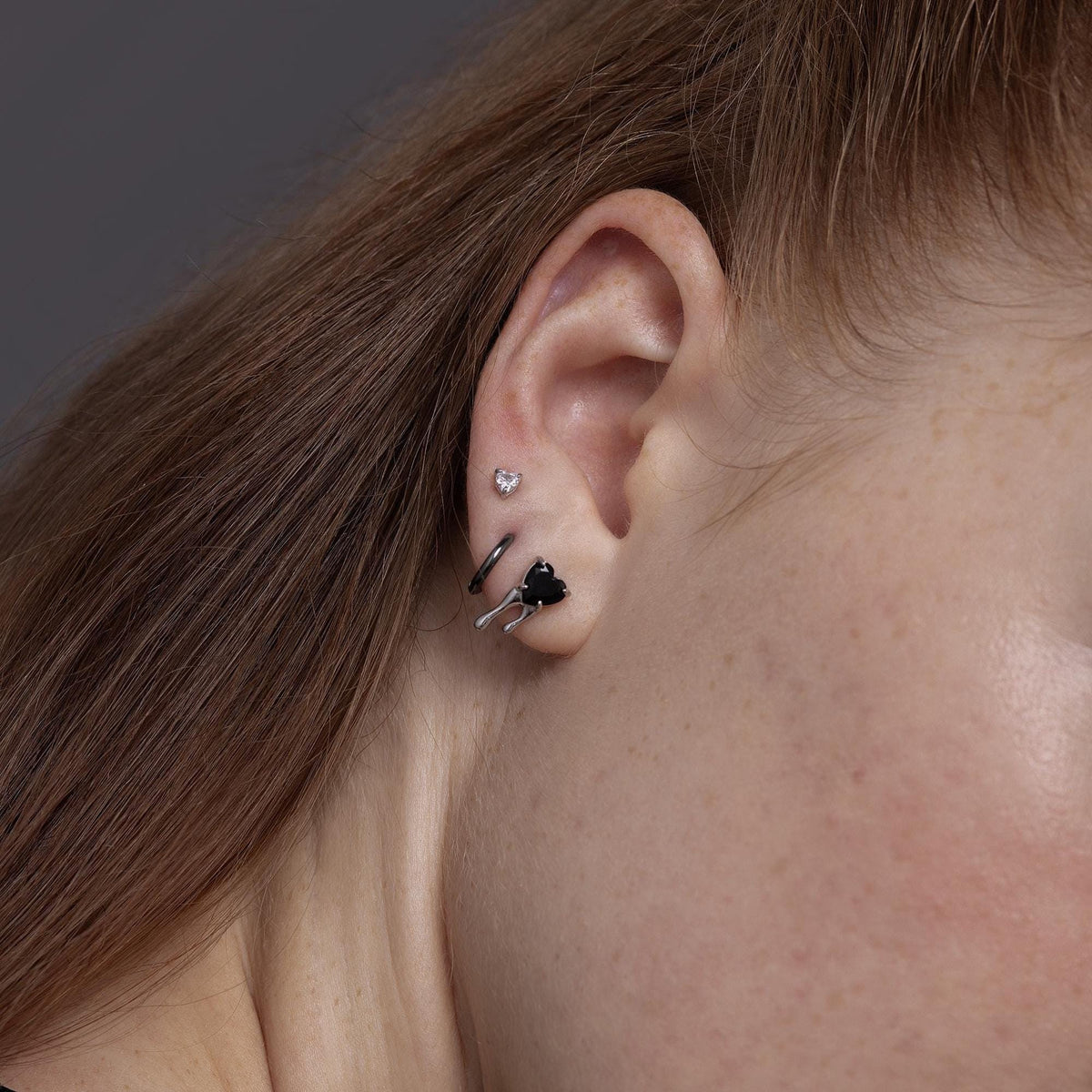 Plain Huggie Hoop Earrings