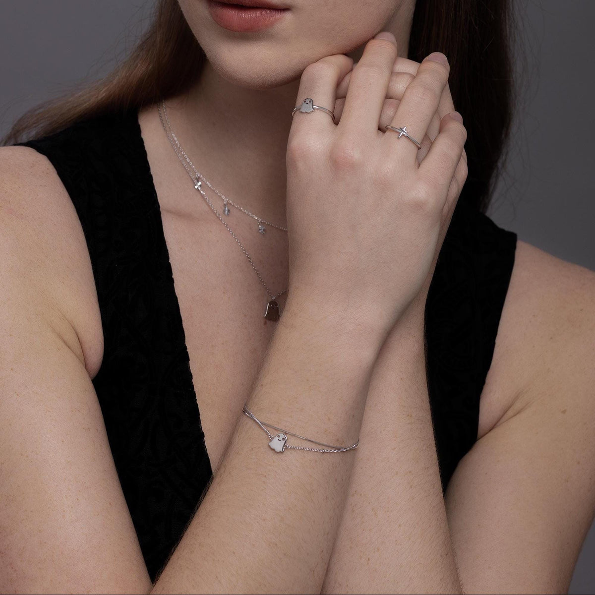 Ghost Charm Bracelet