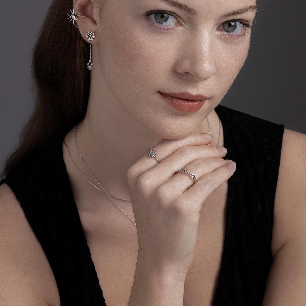 Rose Thorn Statement Ring