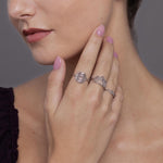 Sterling Silver Gothic Cathedral Window Open Ring
