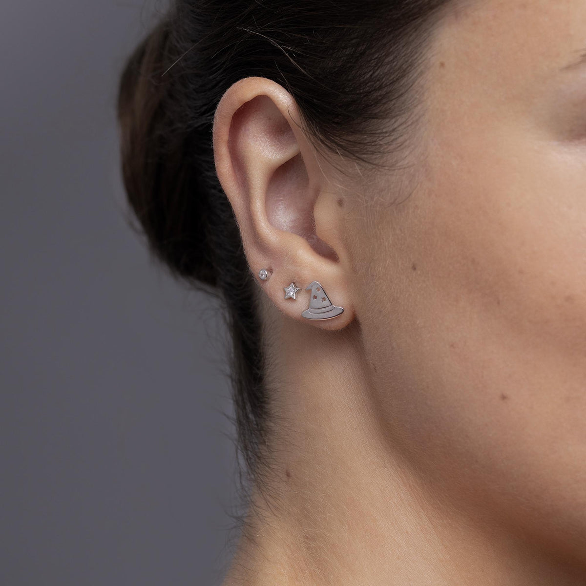 Witch Hat Stud Earrings