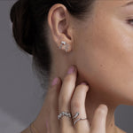 Double Headed Snake Stud Earrings