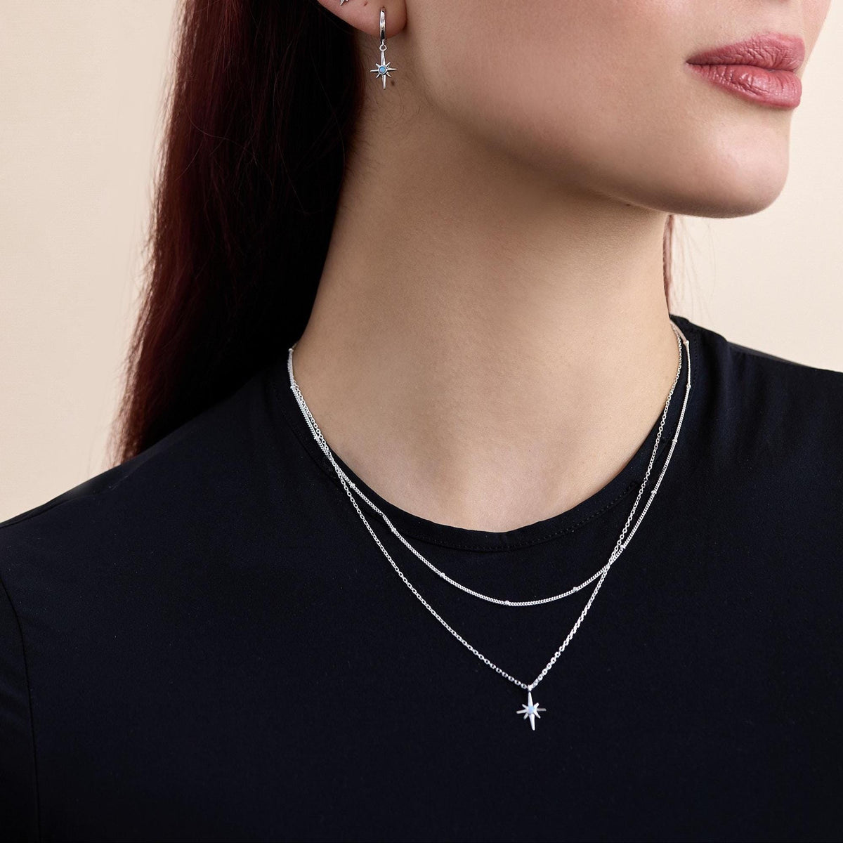 Bead Station Chain Necklace