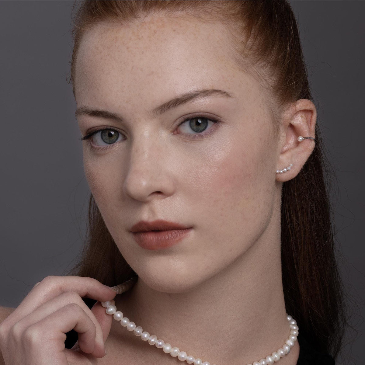 Piercing Free Sterling Silver Pearl Ear Cuff, No Piercing Ear Cuff, Silver, Gold or Rose Gold, Simple and Minimalist