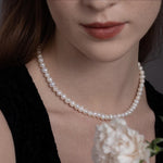 Freshwater Pearl Strand Chain Necklace