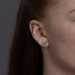 Sterling Silver Highland Cow Earrings and Necklace Set