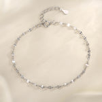 Dainty Disk Chain Bracelet