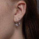 Anatomical Brain Hoop Earrings