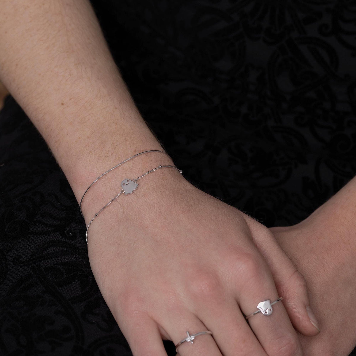 Ghost Charm Bracelet