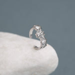 Sterling Silver Bat Ear Cuff
