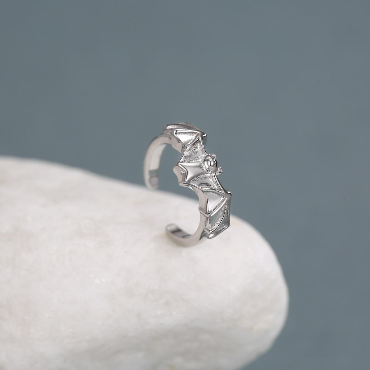 Sterling Silver Bat Ear Cuff