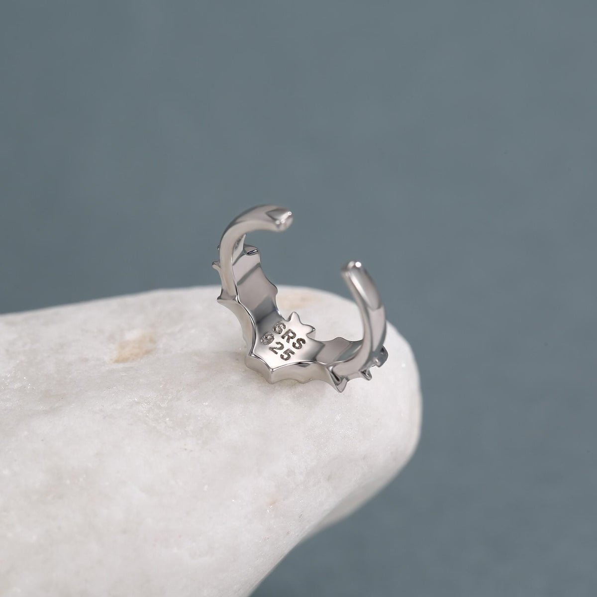 Sterling Silver Bat Ear Cuff