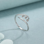 Sterling Silver Lily of the Valley Wrap Ring