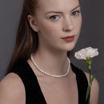 Freshwater Pearl Strand Chain Necklace