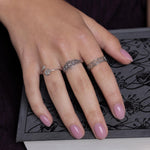 Rose Flower Wrap Open Ring