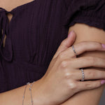 Tiny Little Star Infinity Stacking Ring