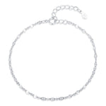 Dainty Disk Chain Bracelet