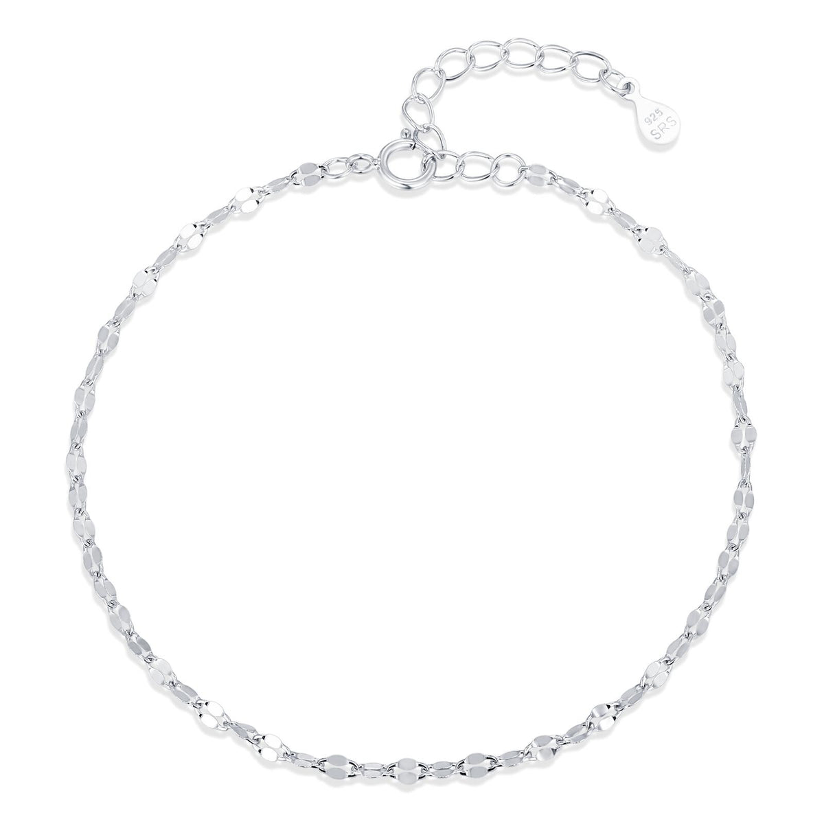 Dainty Disk Chain Bracelet