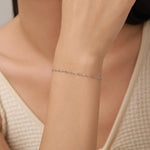Dainty Disk Chain Bracelet