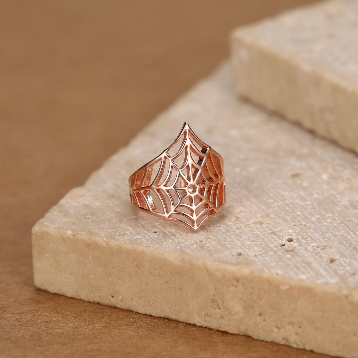 Sterling Silver Spider Web Ear Cuff