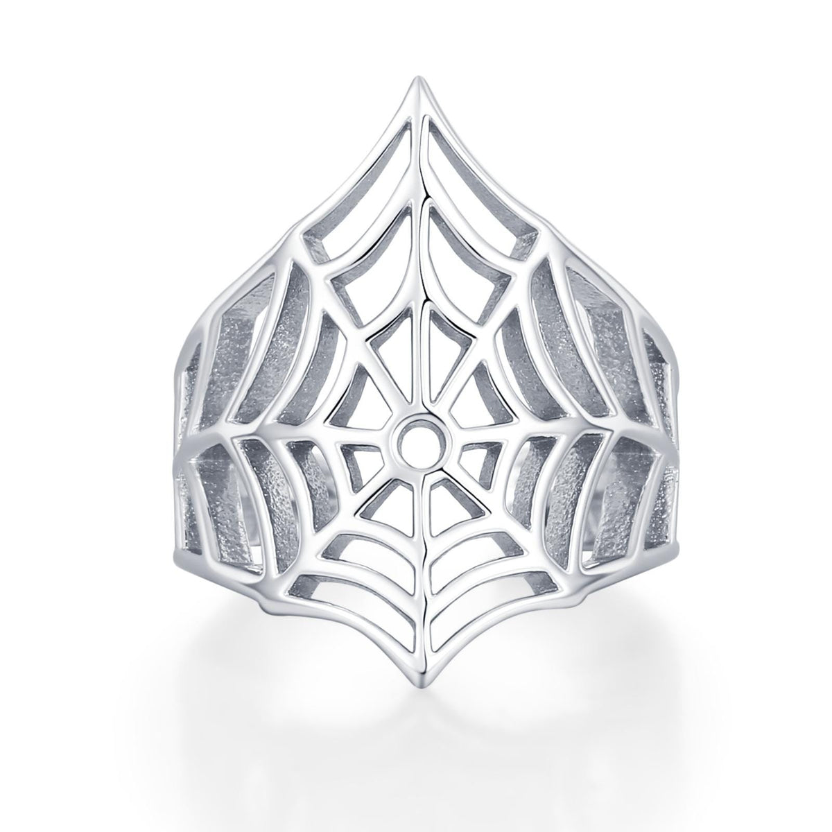 Sterling Silver Spider Web Ear Cuff