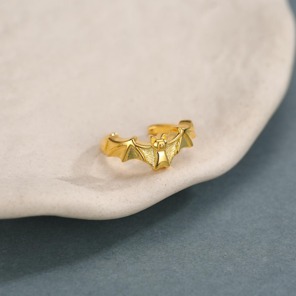 Sterling Silver Bat Ear Cuff