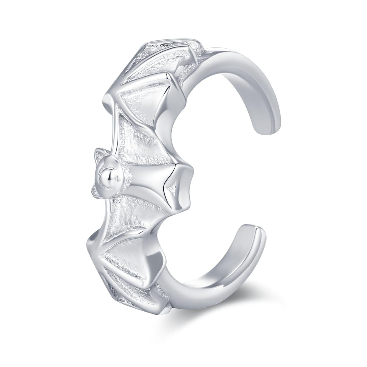 Sterling Silver Bat Ear Cuff