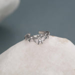 Sterling Silver Bat Ear Cuff